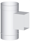 Tilbehør fra Termatech til brændeovne, pejse og oliefyr:<br />Stålforinger,<br />produkt: Inspek-/renselem m. kasse 120x180mm<br />Diameter: 150, Ulakeret