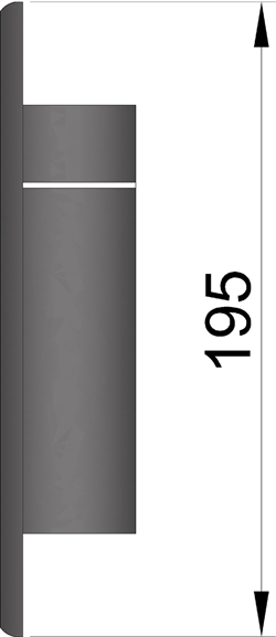 TermaTech 15-681 afdækning til murbøsning Ø:150 mm, lysgrå
