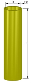 Isoleringskål 50 mm Ø: 80 mm H: 200 mm